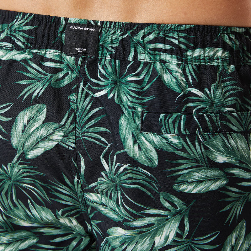 Print swim shorts