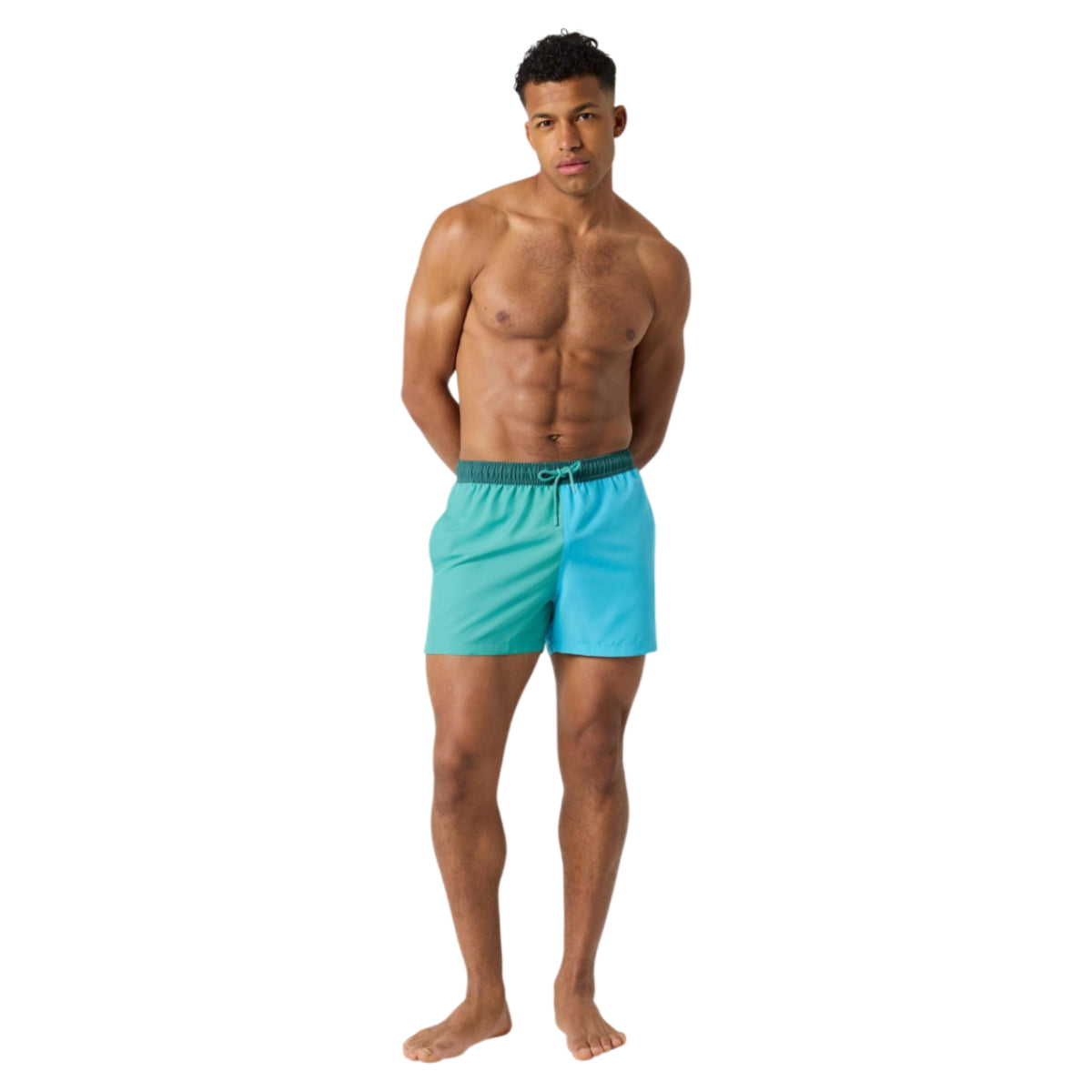 Borg Blocked Swim shorts