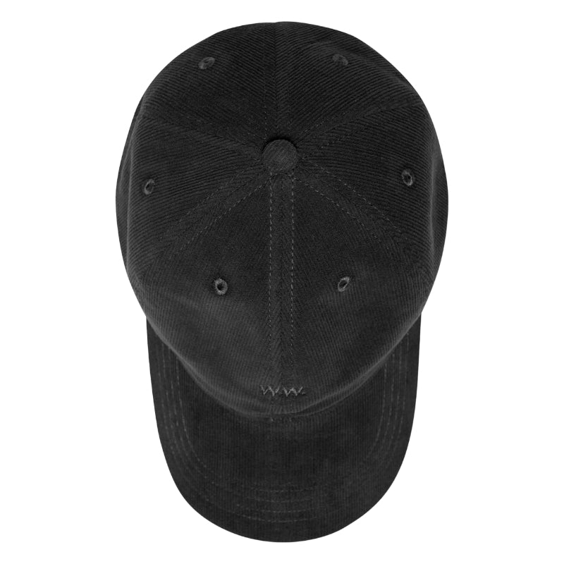 Low profile corduroy cap