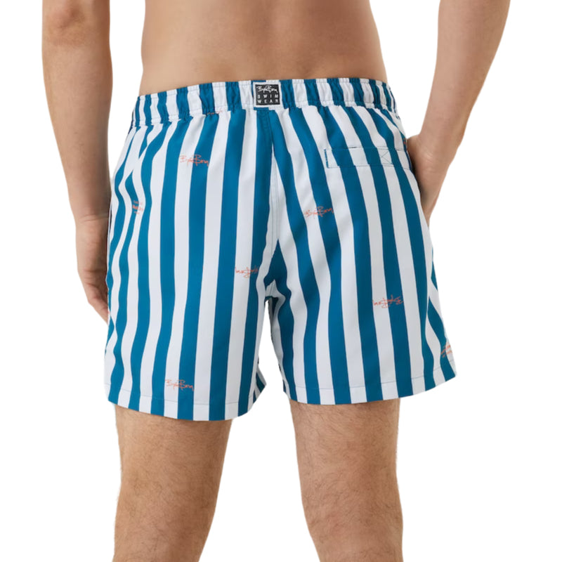 Borg print swim shorts