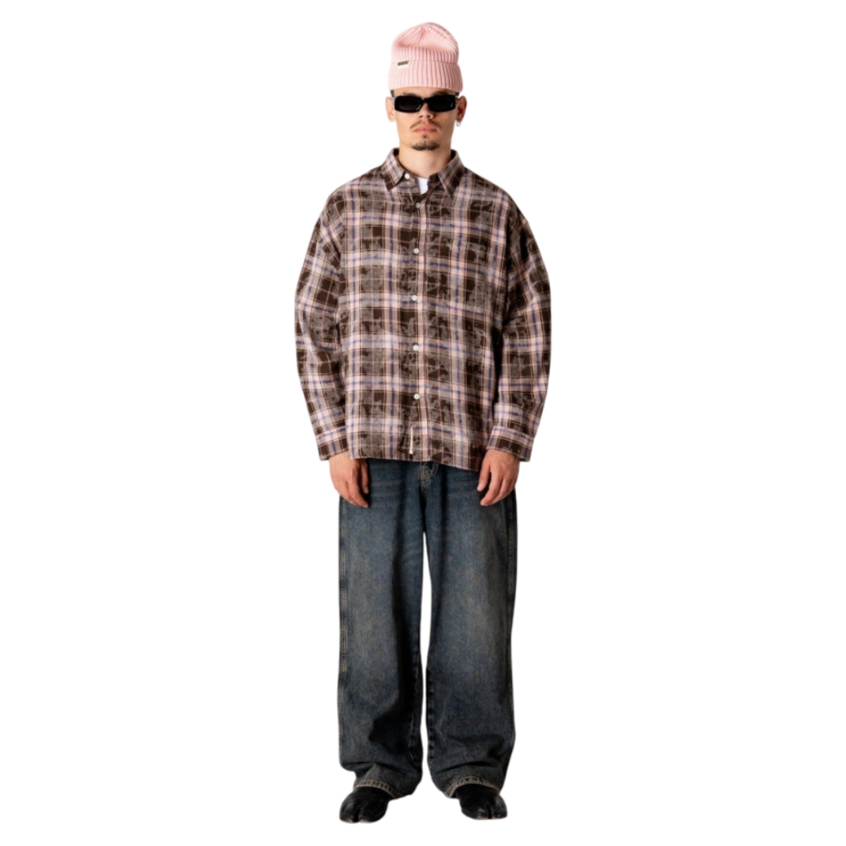 WBjong check shirt