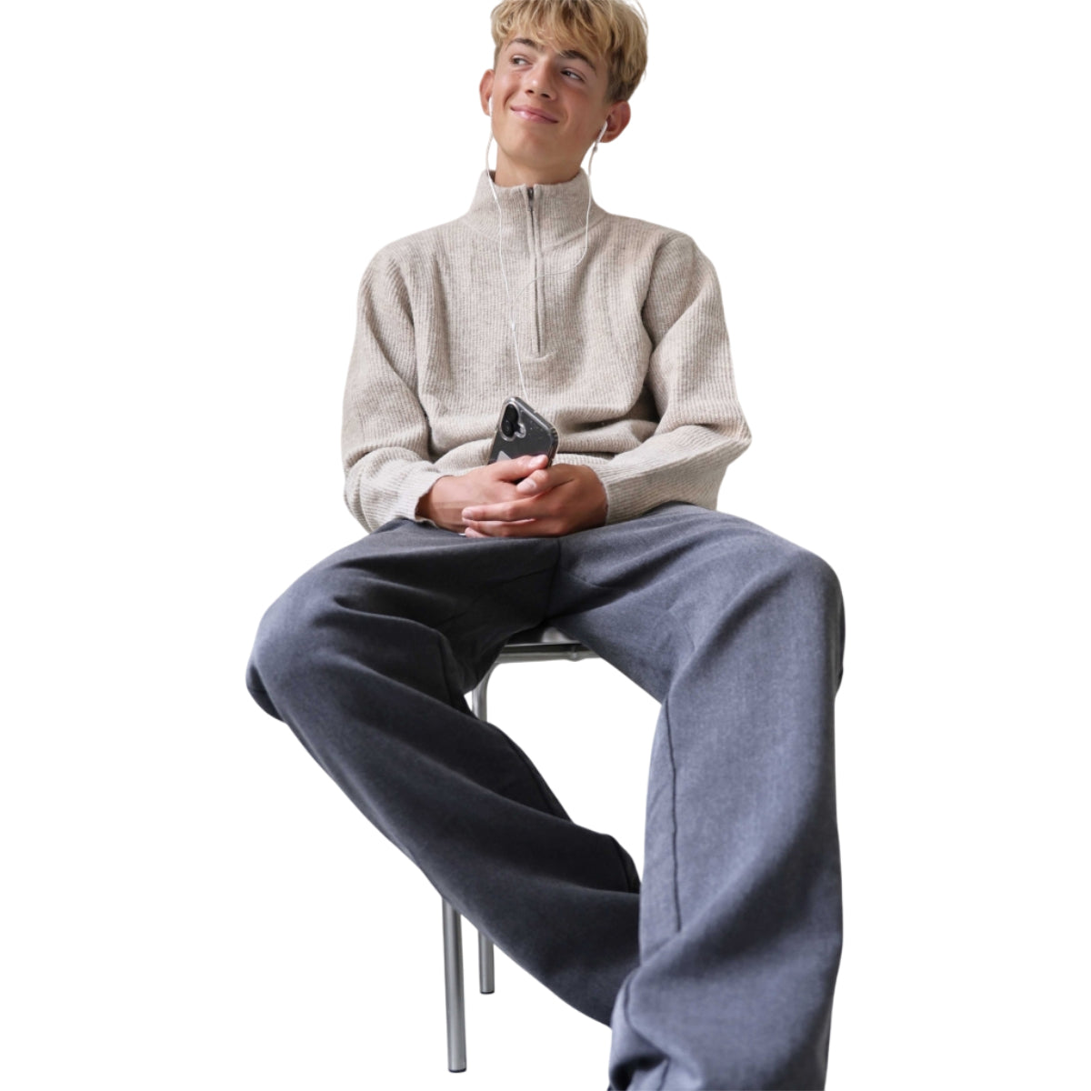 Durbuy ls brush knit