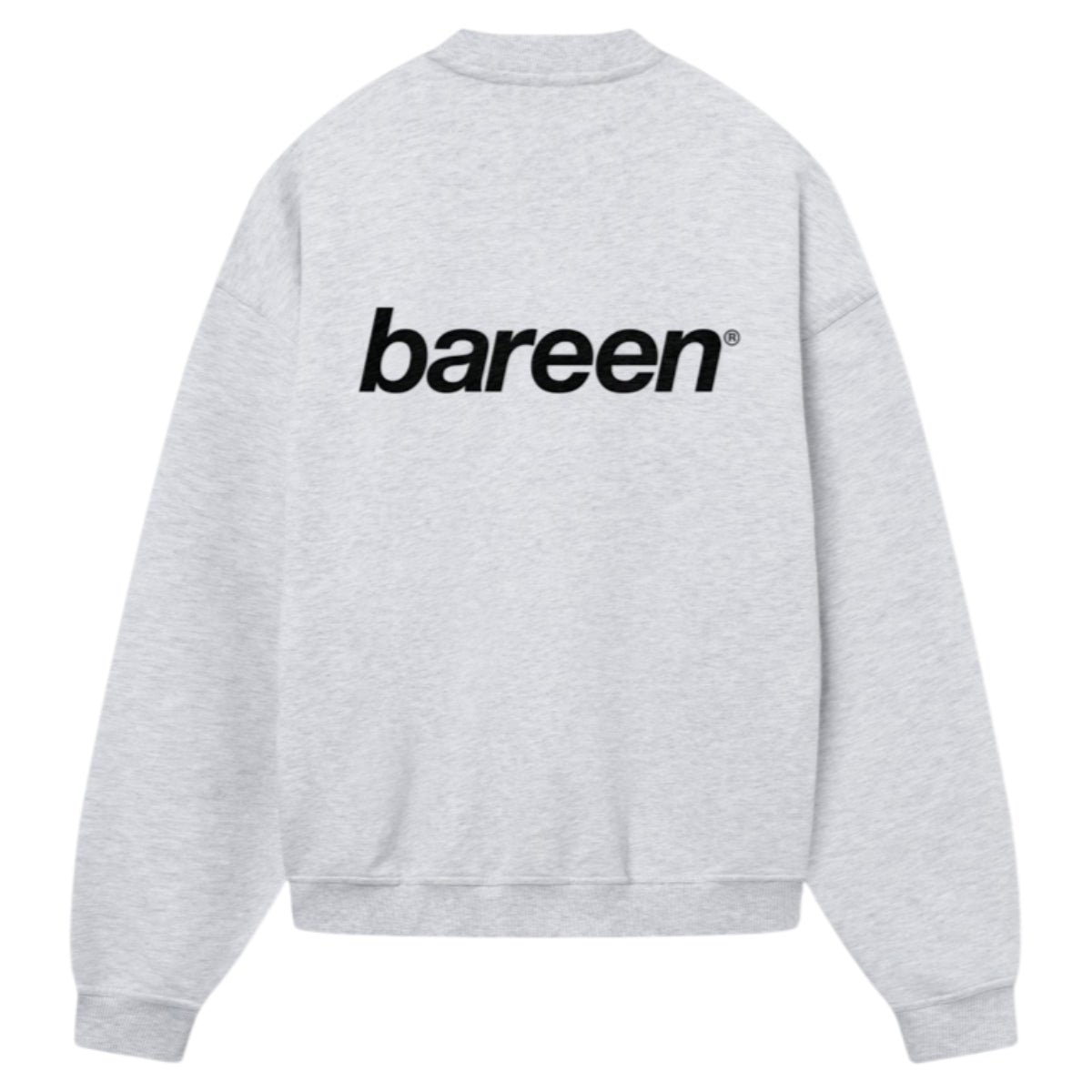 Oversize crewneck logo