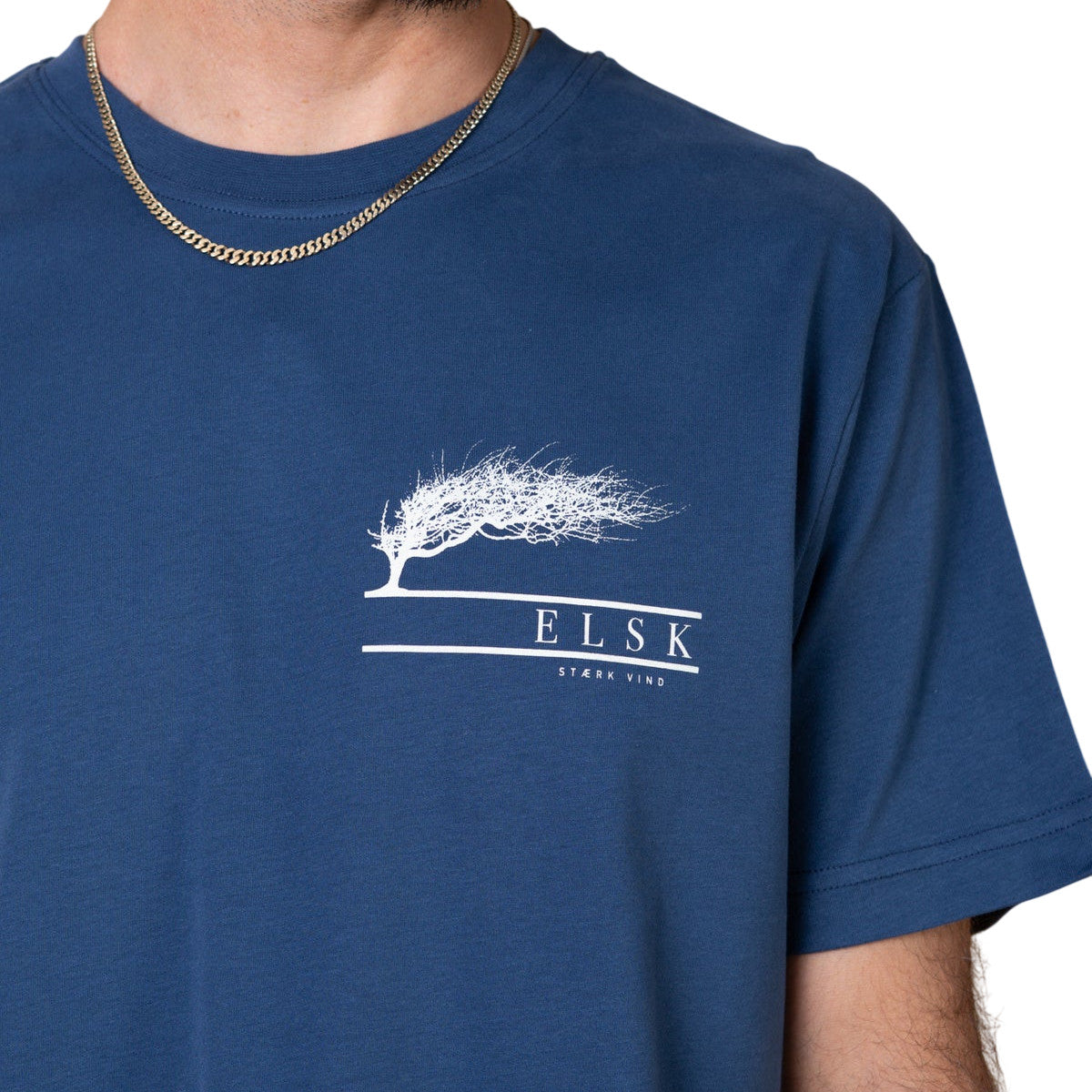 Stærk vind ch men's brushed t-shirt