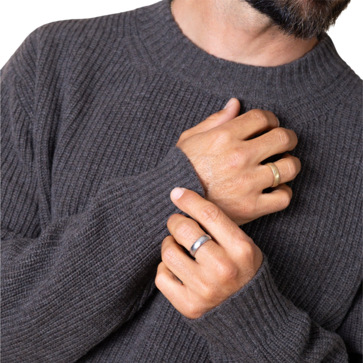 Roundneck men´s recycled wool