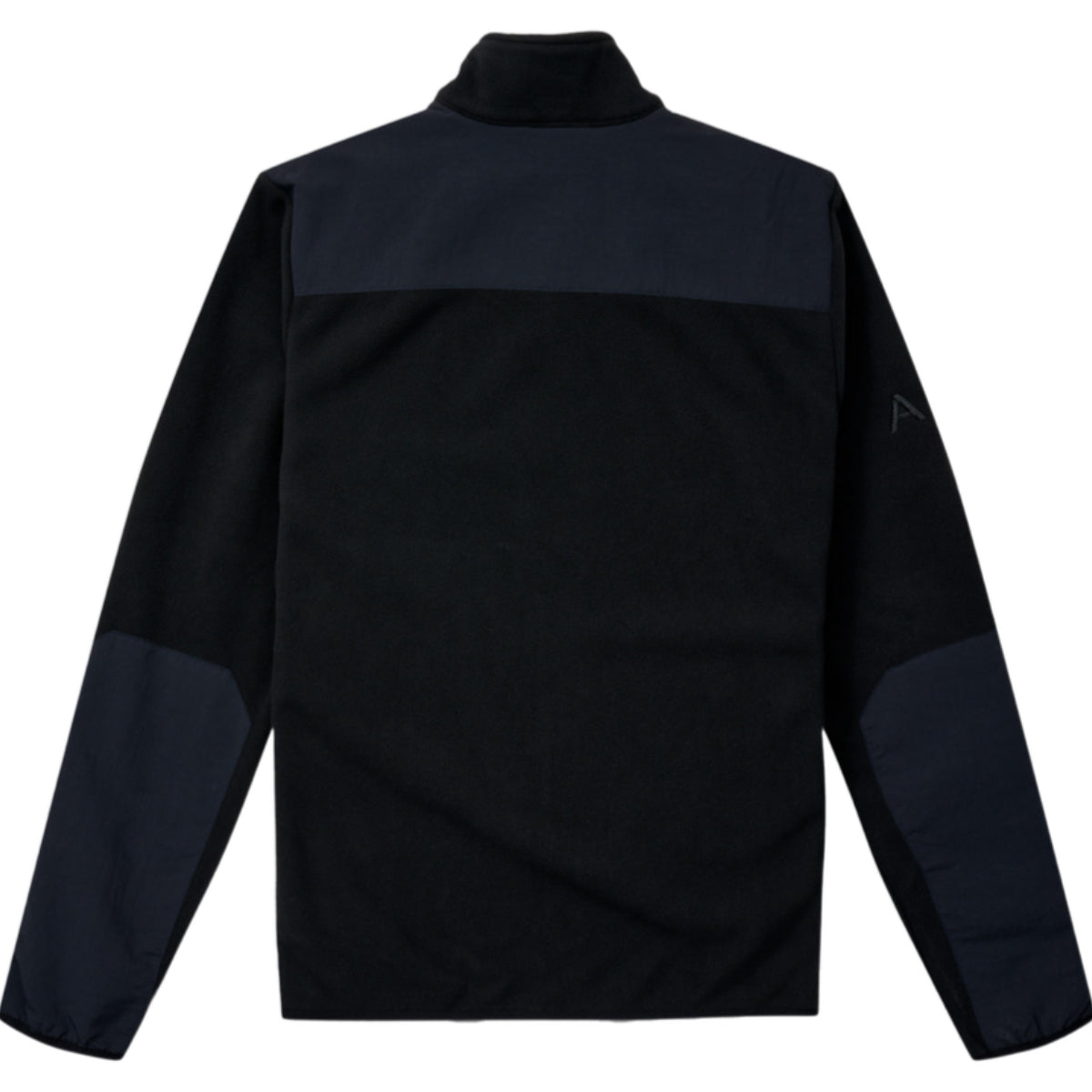 Blocked zip fleece
