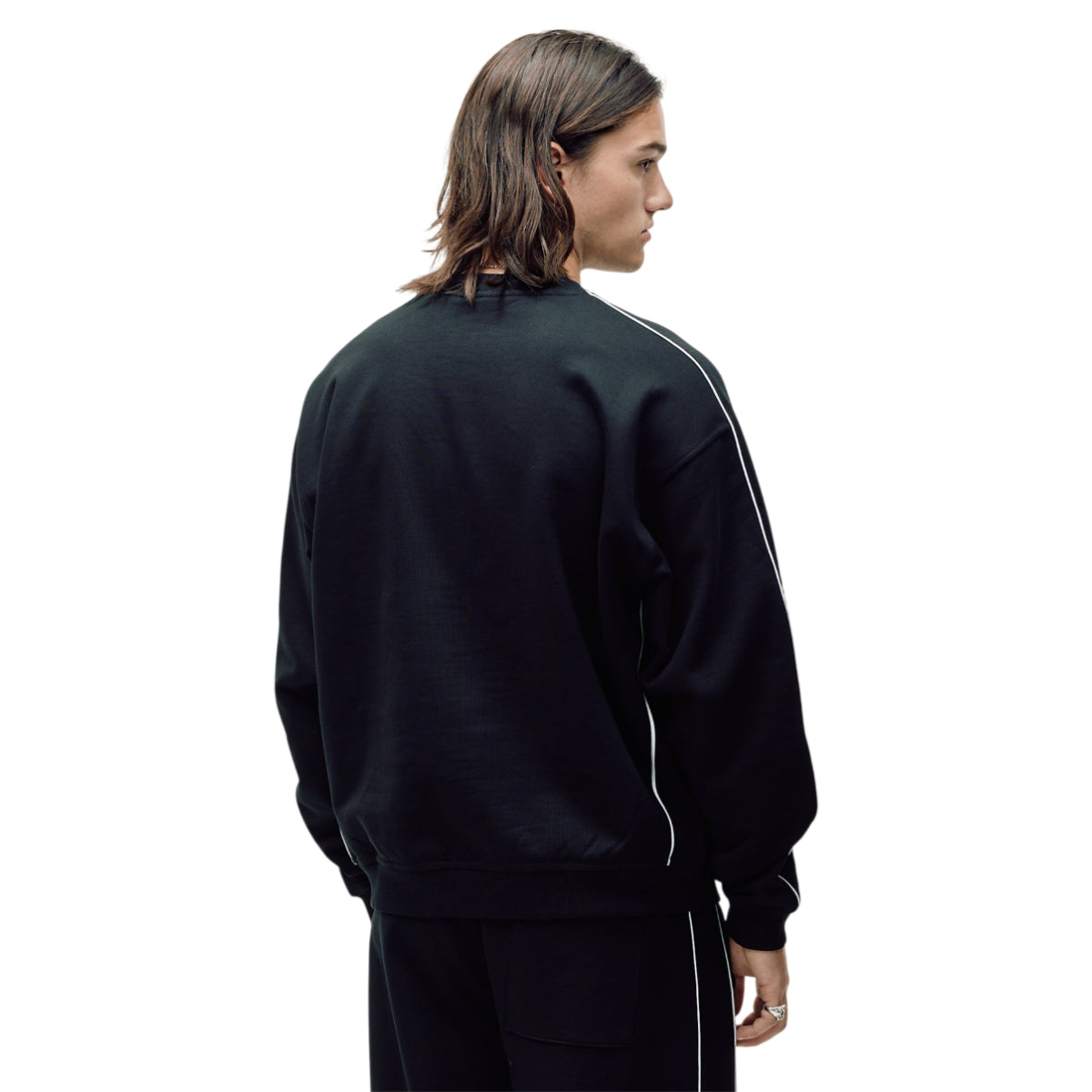 Logo oversized crewneck