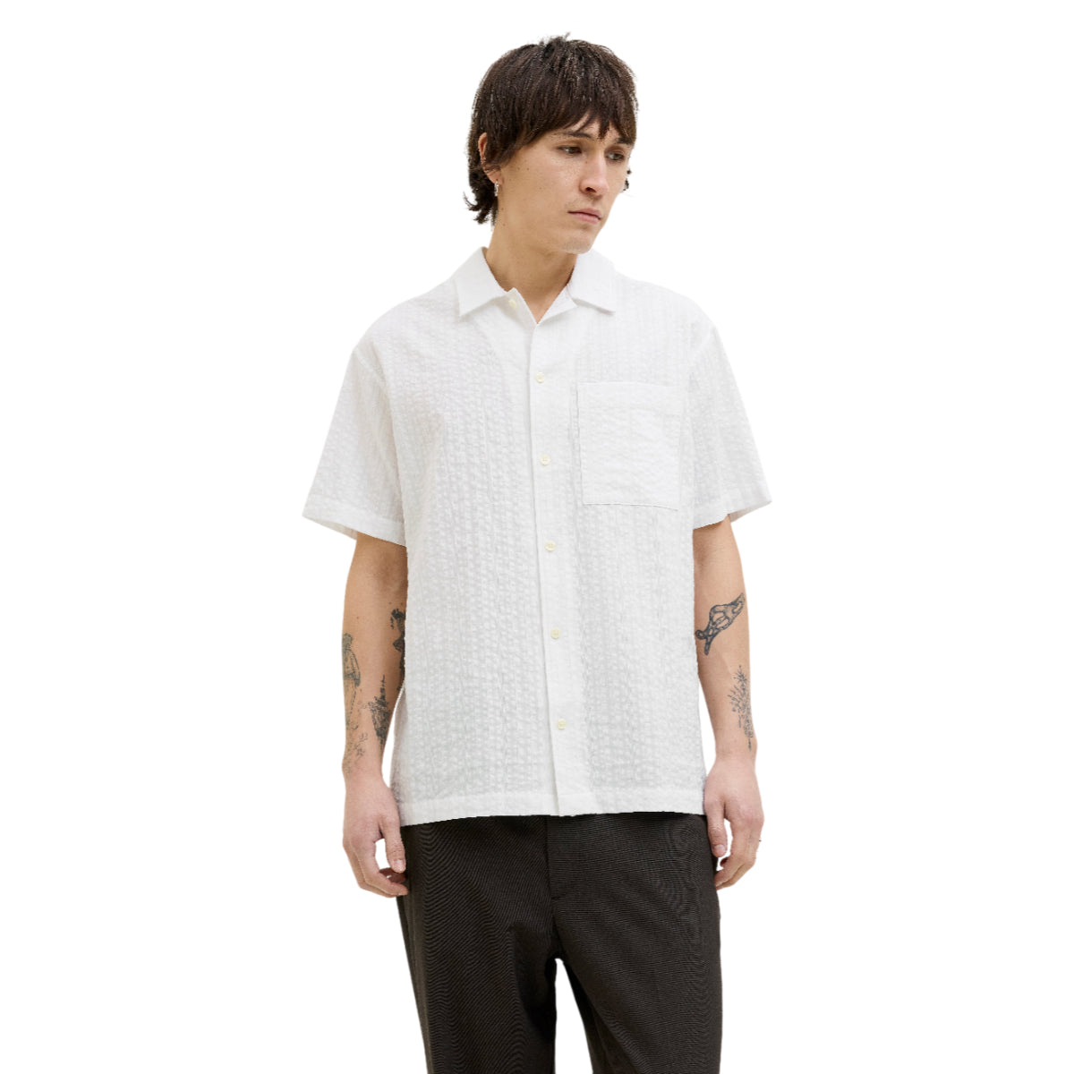 Jprcceaston seersucker shirt