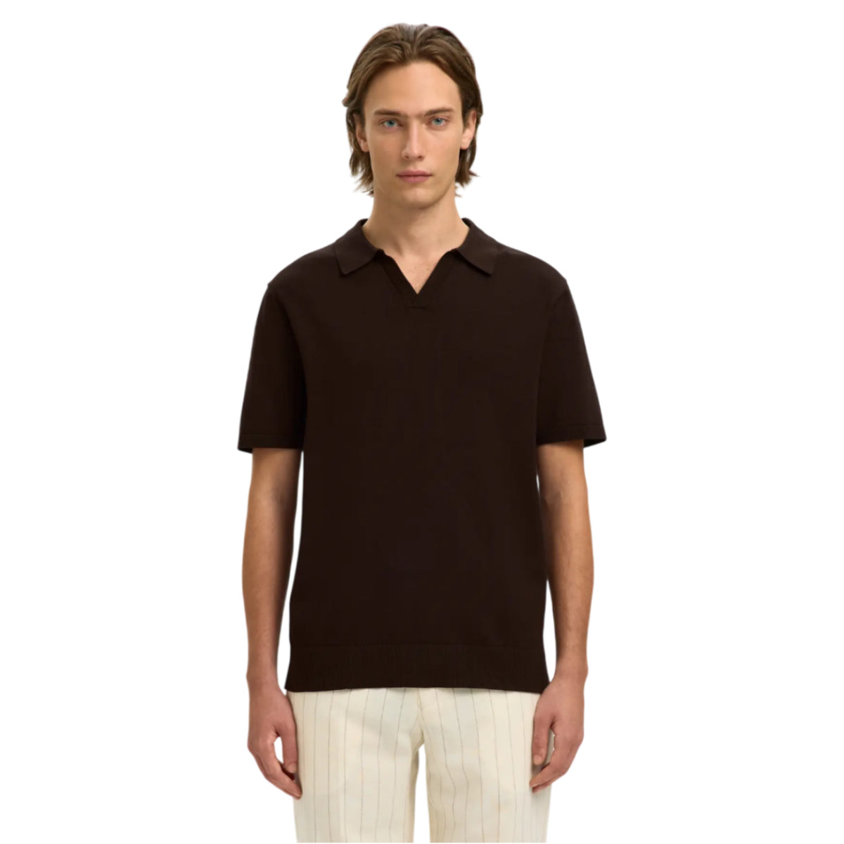 Teller knit polo