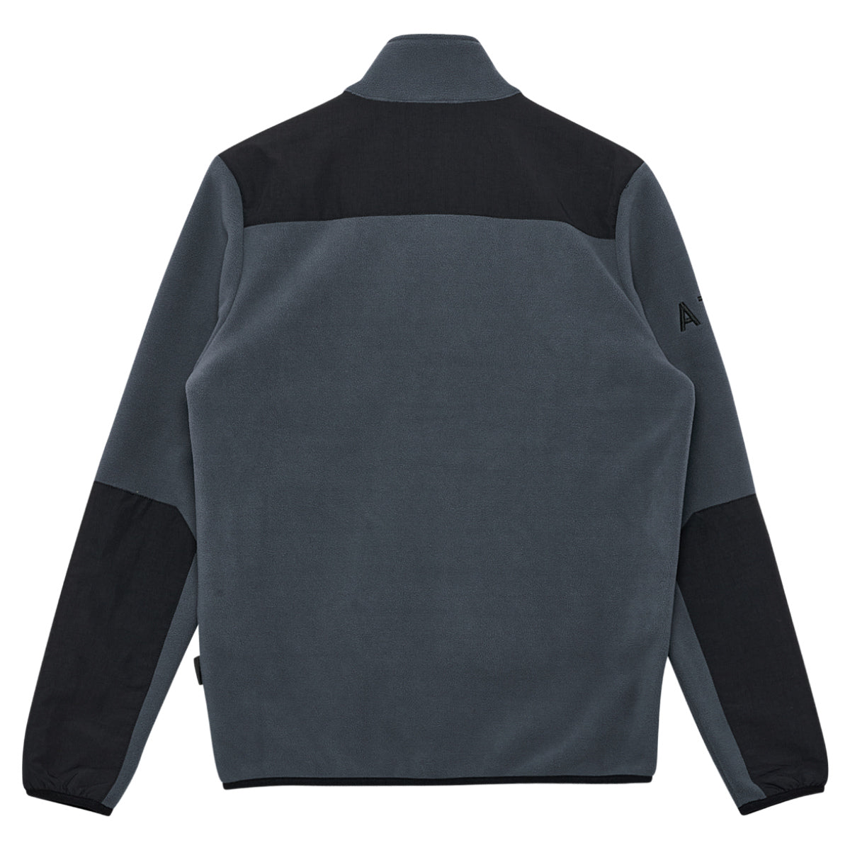 Blocked zip fleece