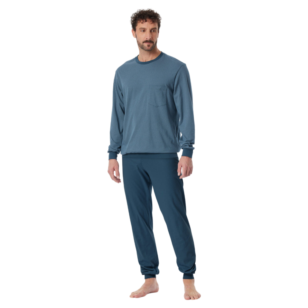 schiesser inetrnational Pyjamas Jersey L/Ben L/Ærmer