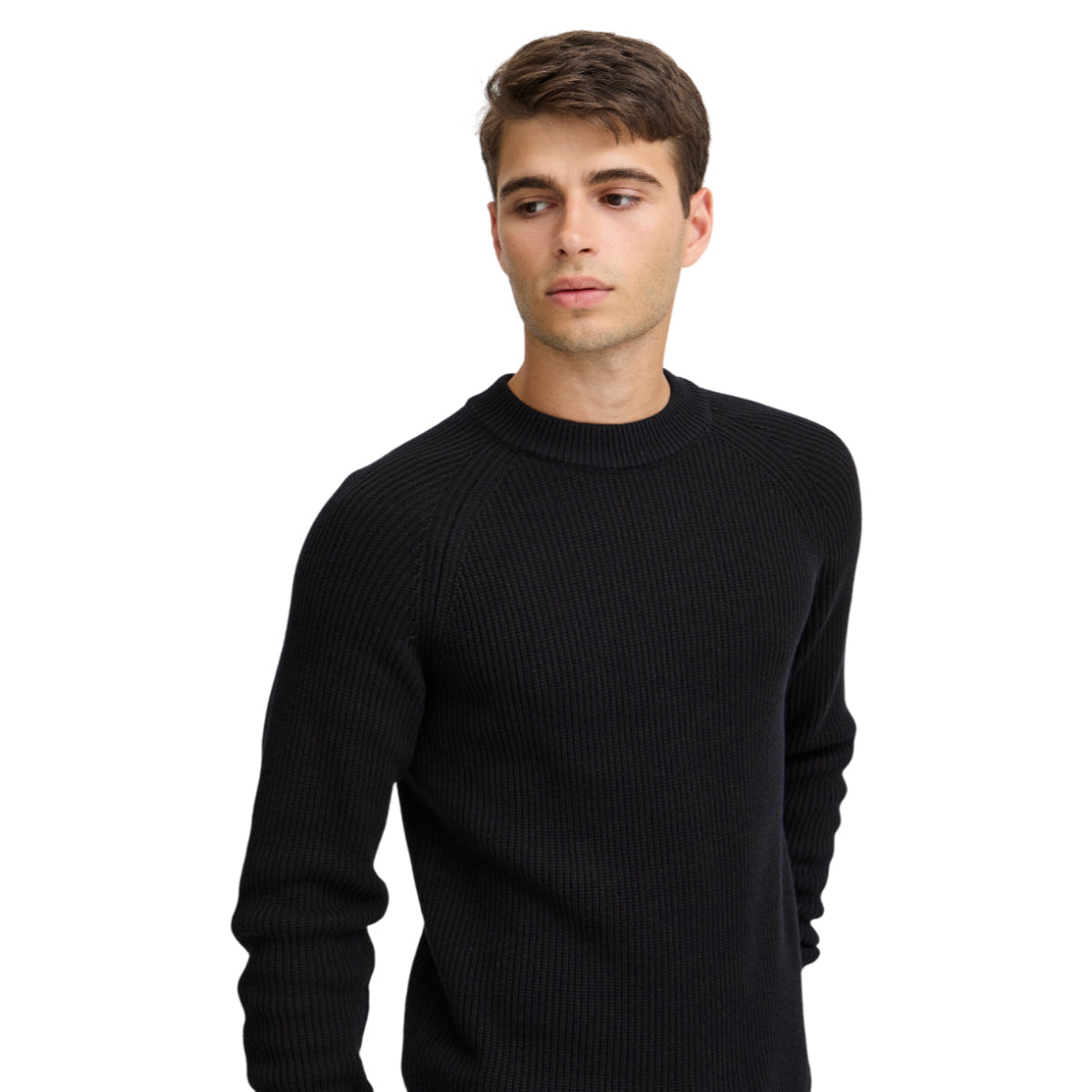 Kristian raglan rib crew