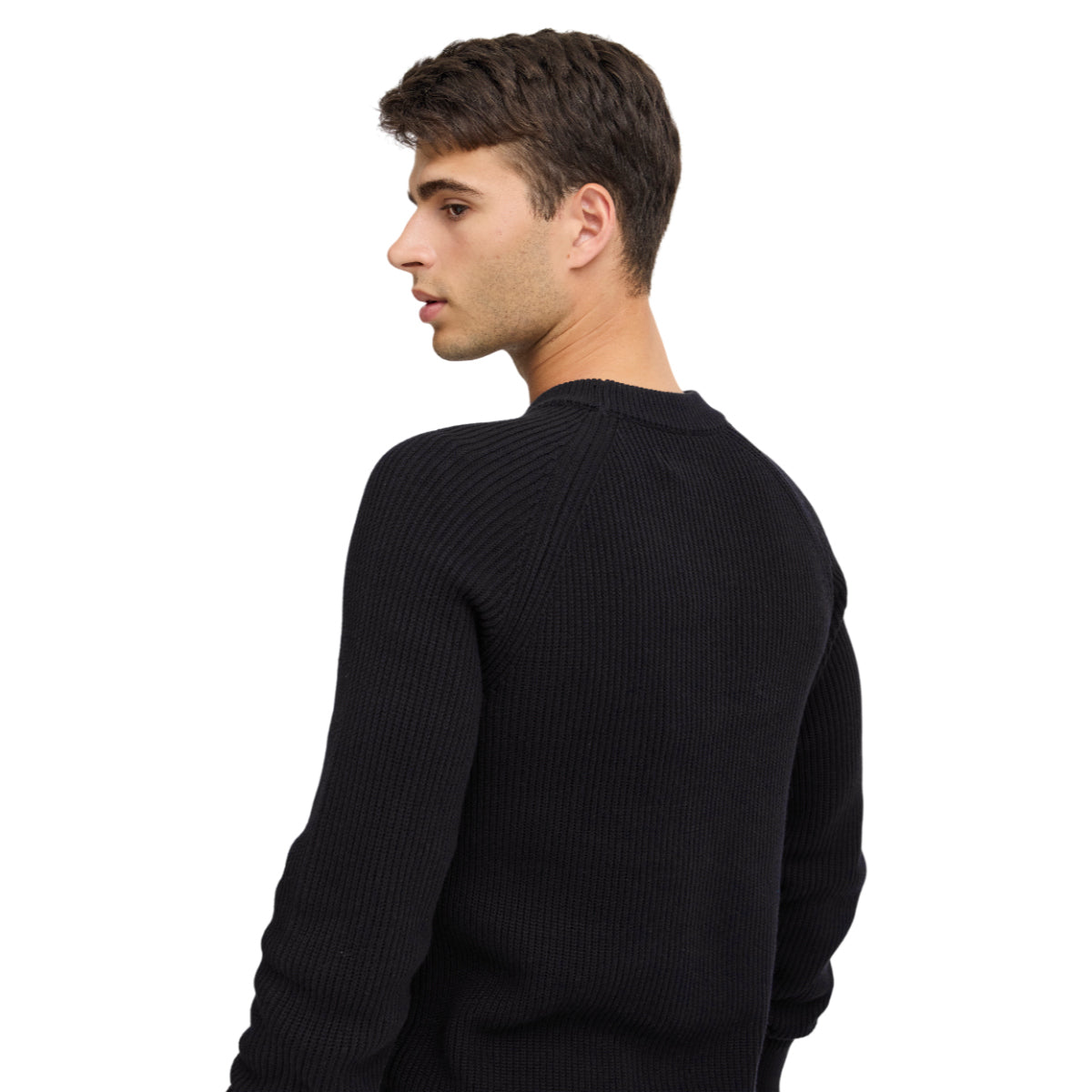 Kristian raglan rib crew