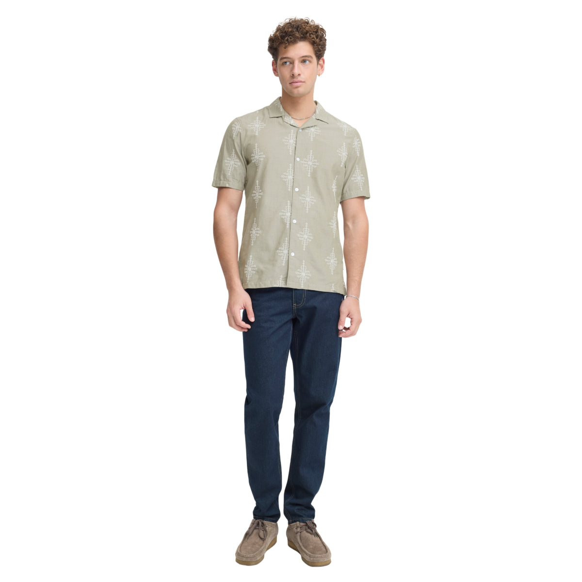 Leopold SS Embroidered shirt