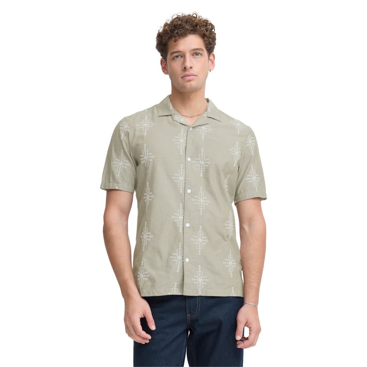 Leopold SS Embroidered shirt