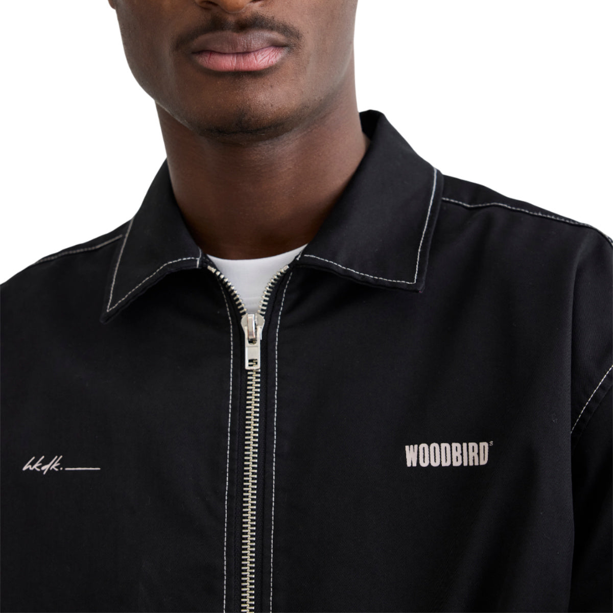 Tuck zip shirt