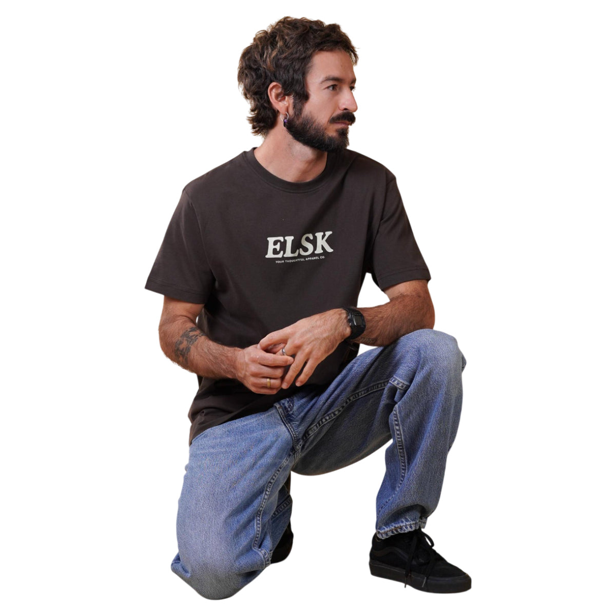 Echo men`s brushed t-shirt