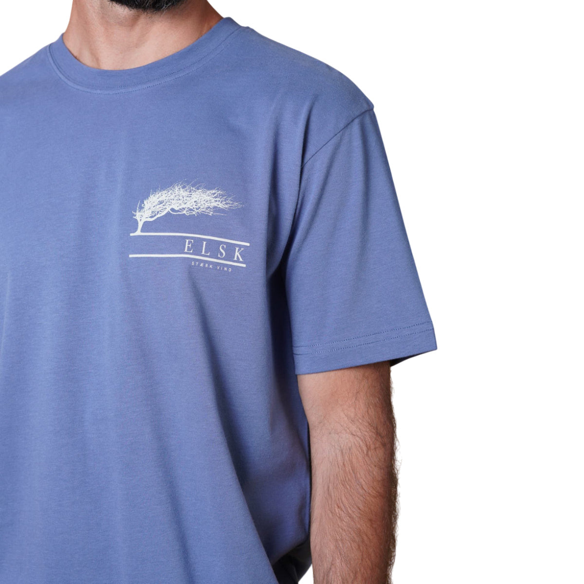 Stærk vind brushed t-shirt