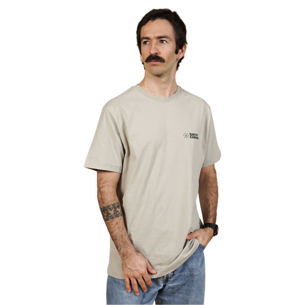 Earth karma brushed t-shirt
