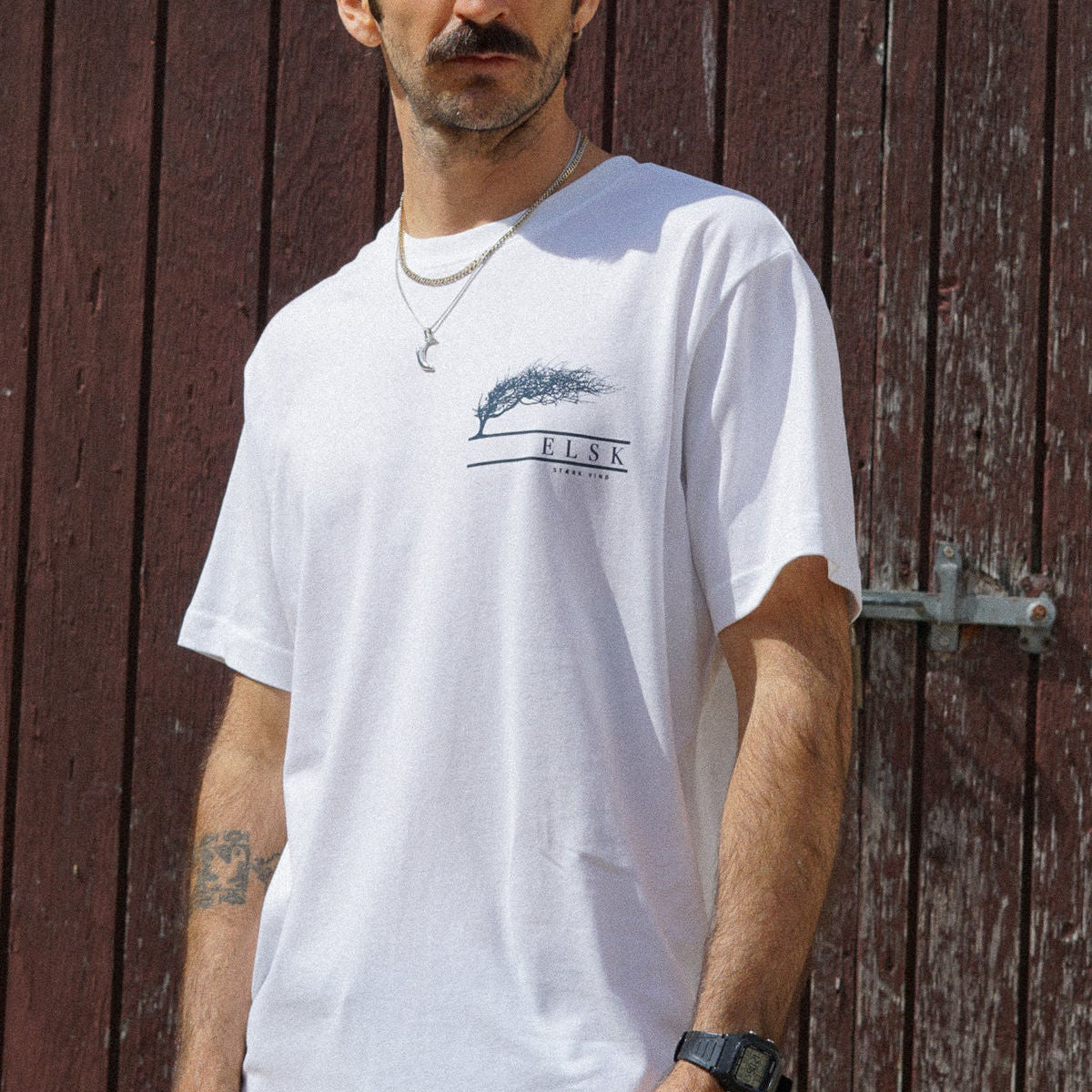 Stræk vind brushed t-shirt