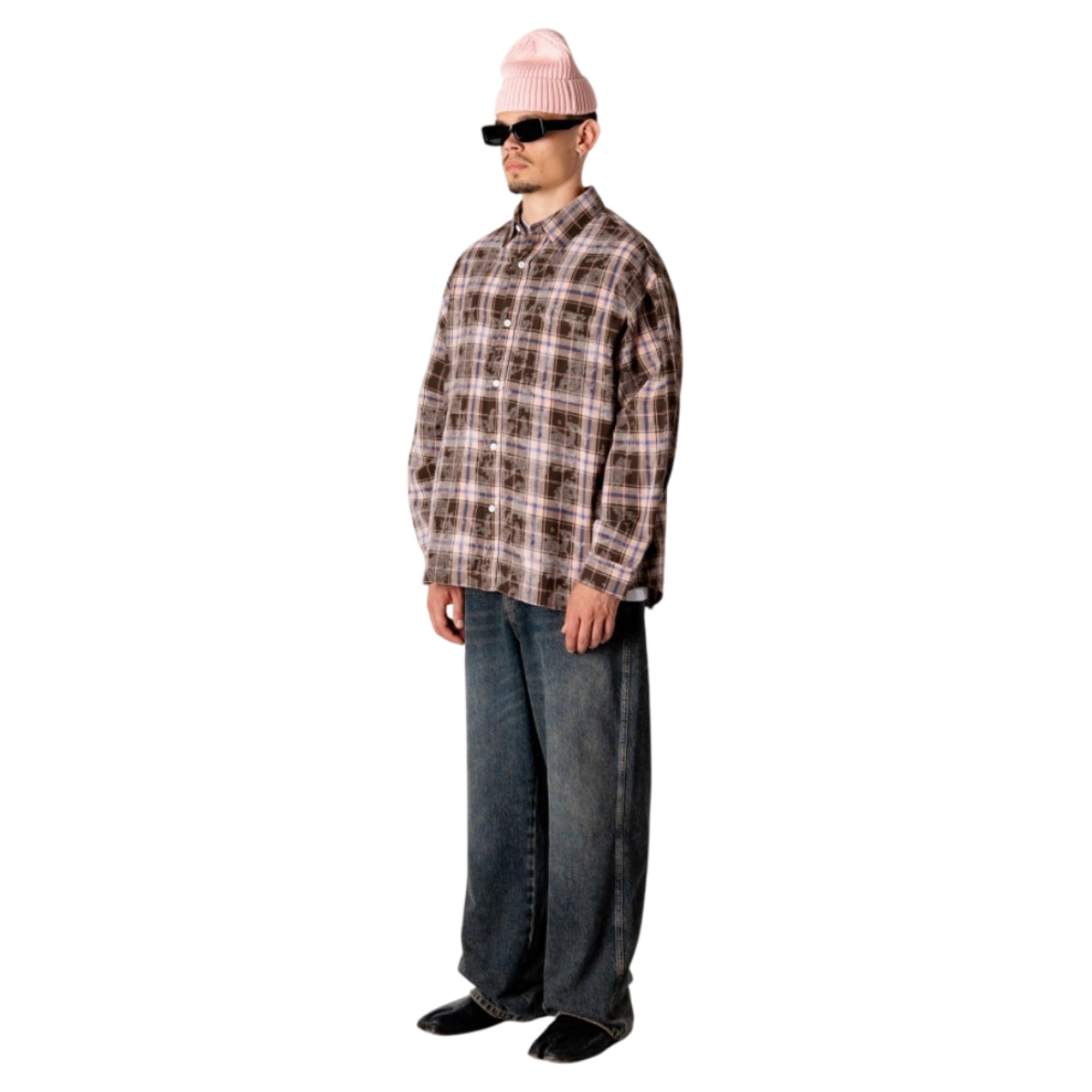 WBjong check shirt