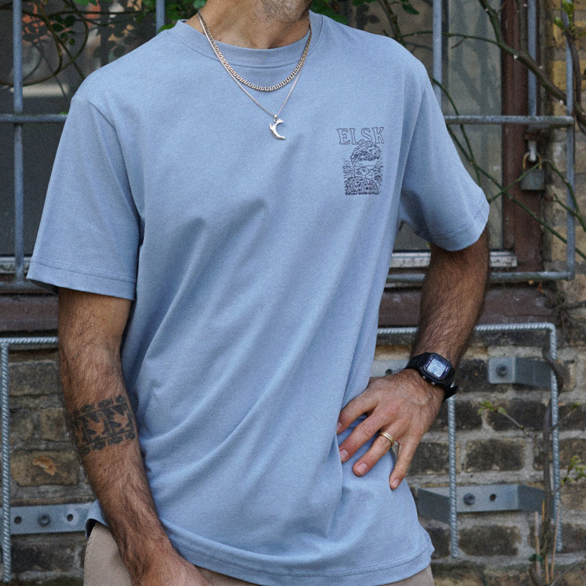 Wind ch men's brushed t-shirt