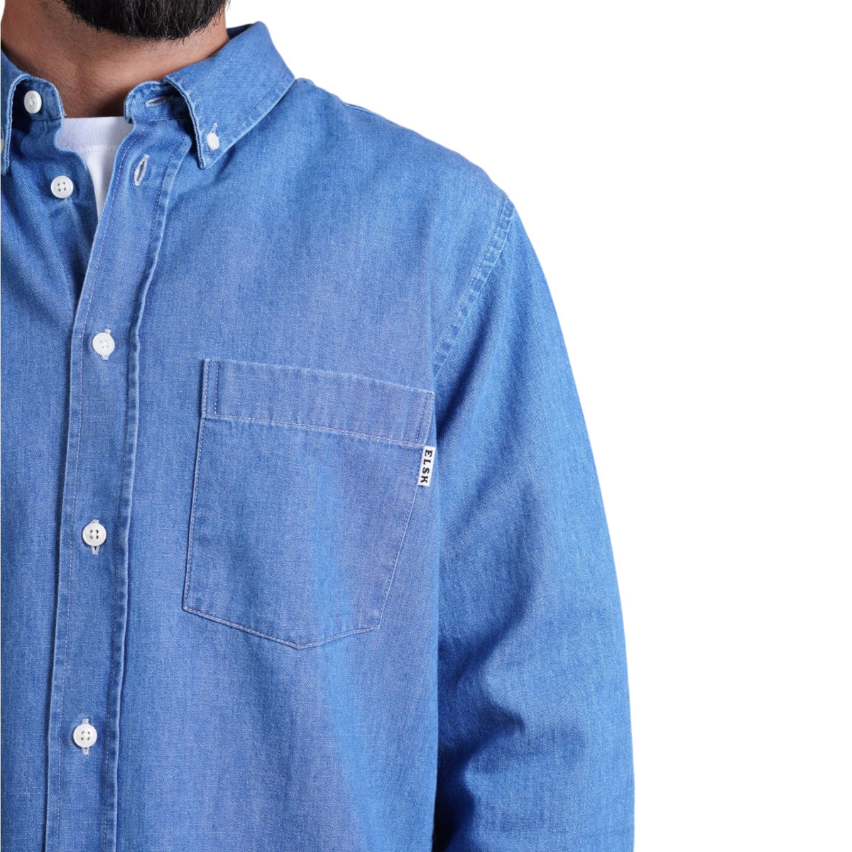 Chambray men's bd shirt