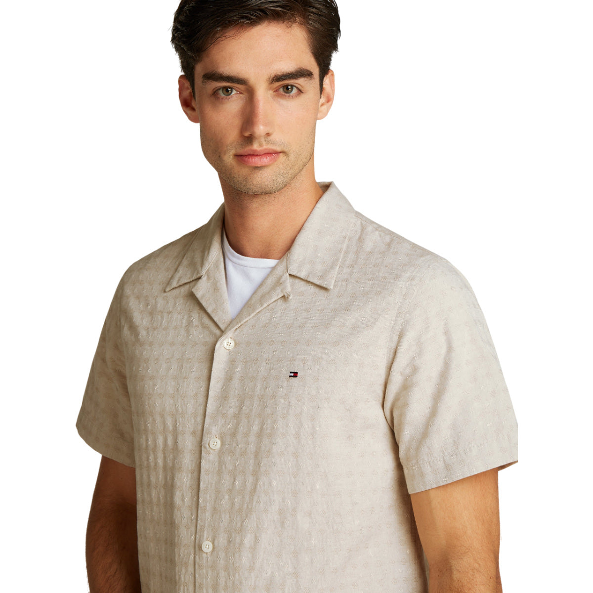 cotton linen dobby