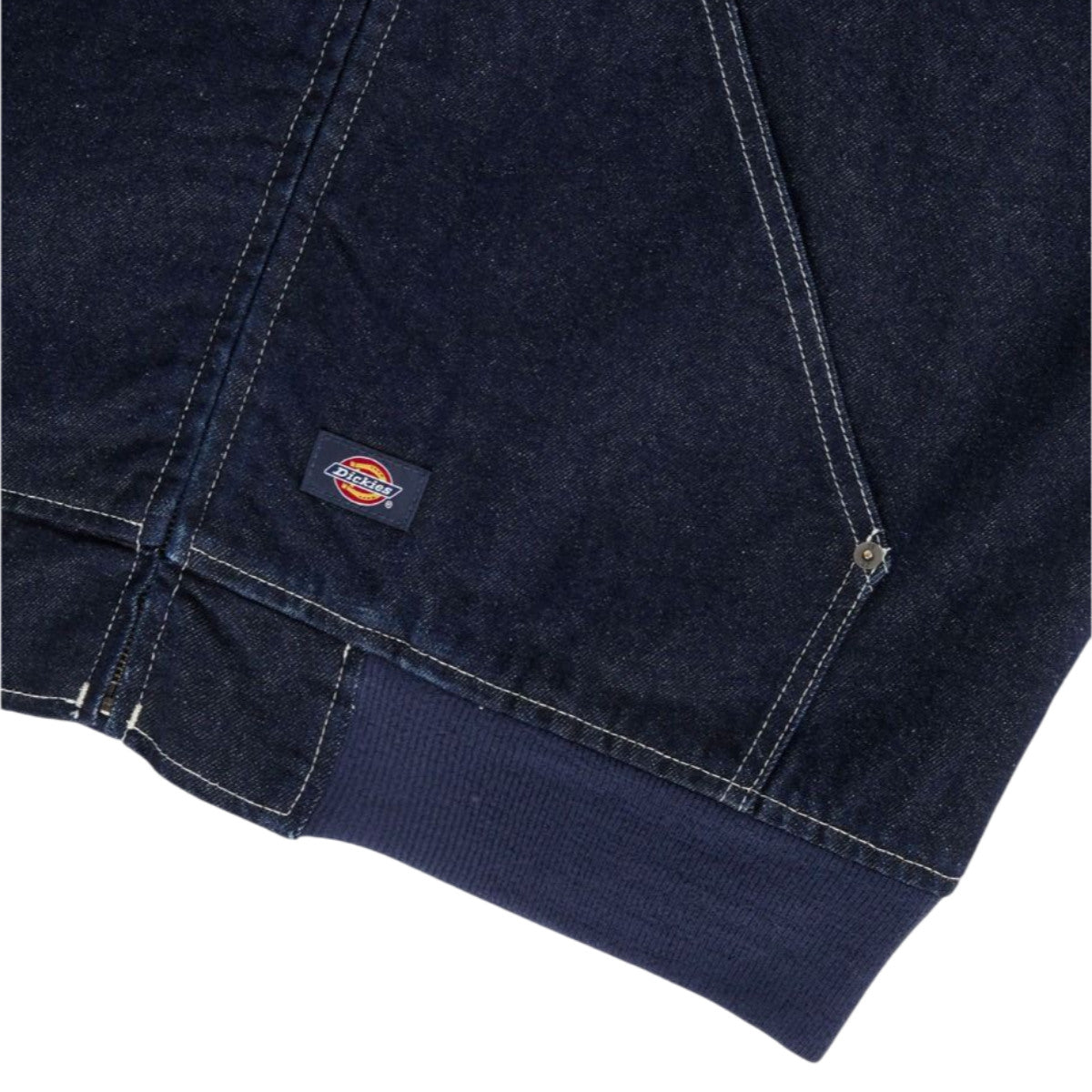 Hooded denim jacket