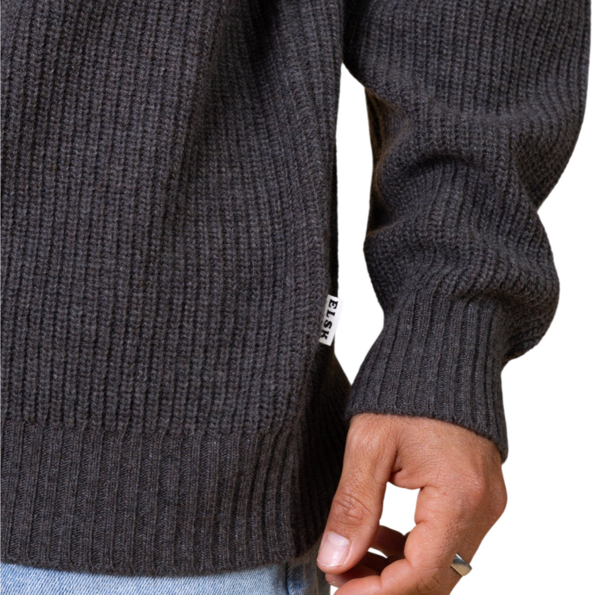Roundneck men´s recycled wool