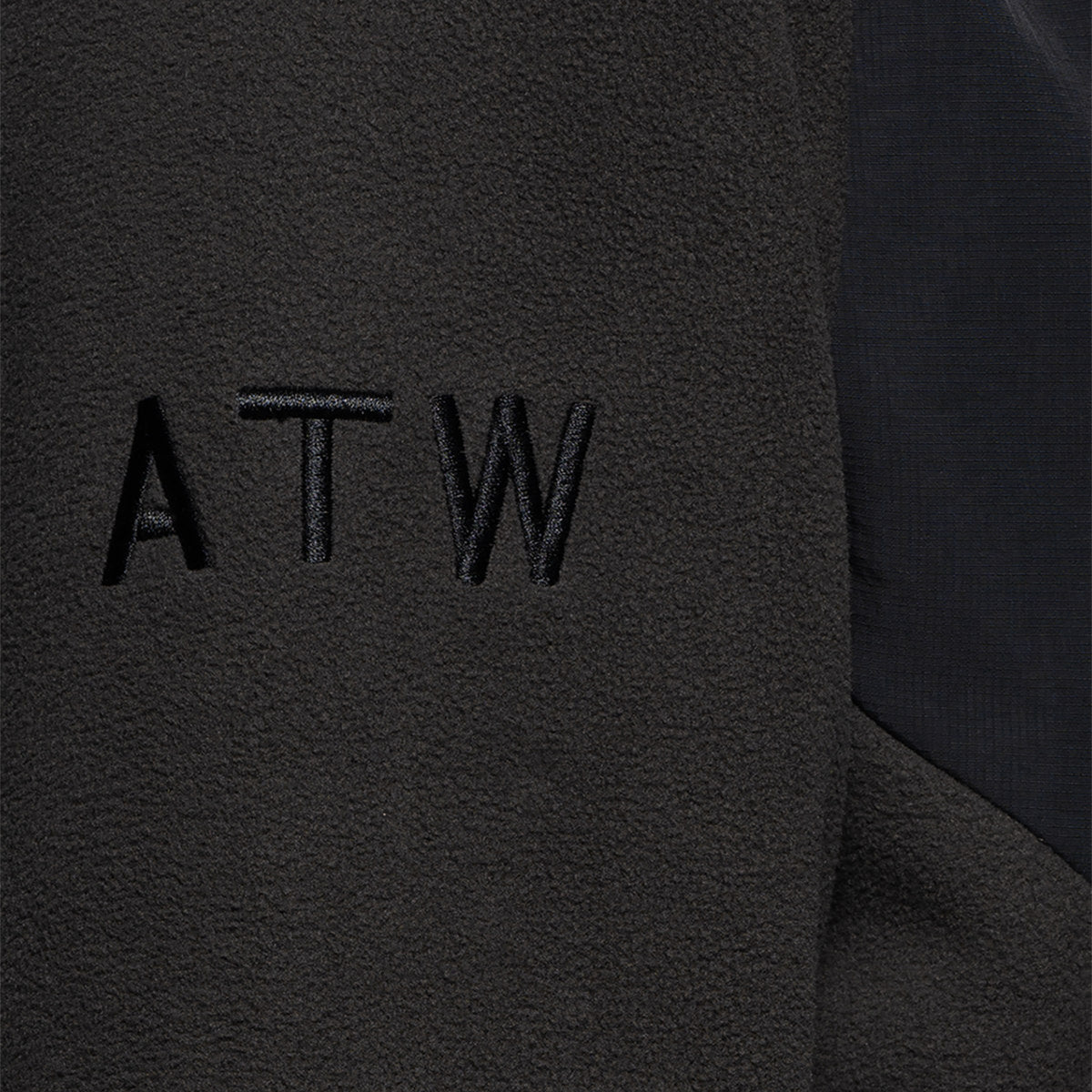 Blocked zip fleece