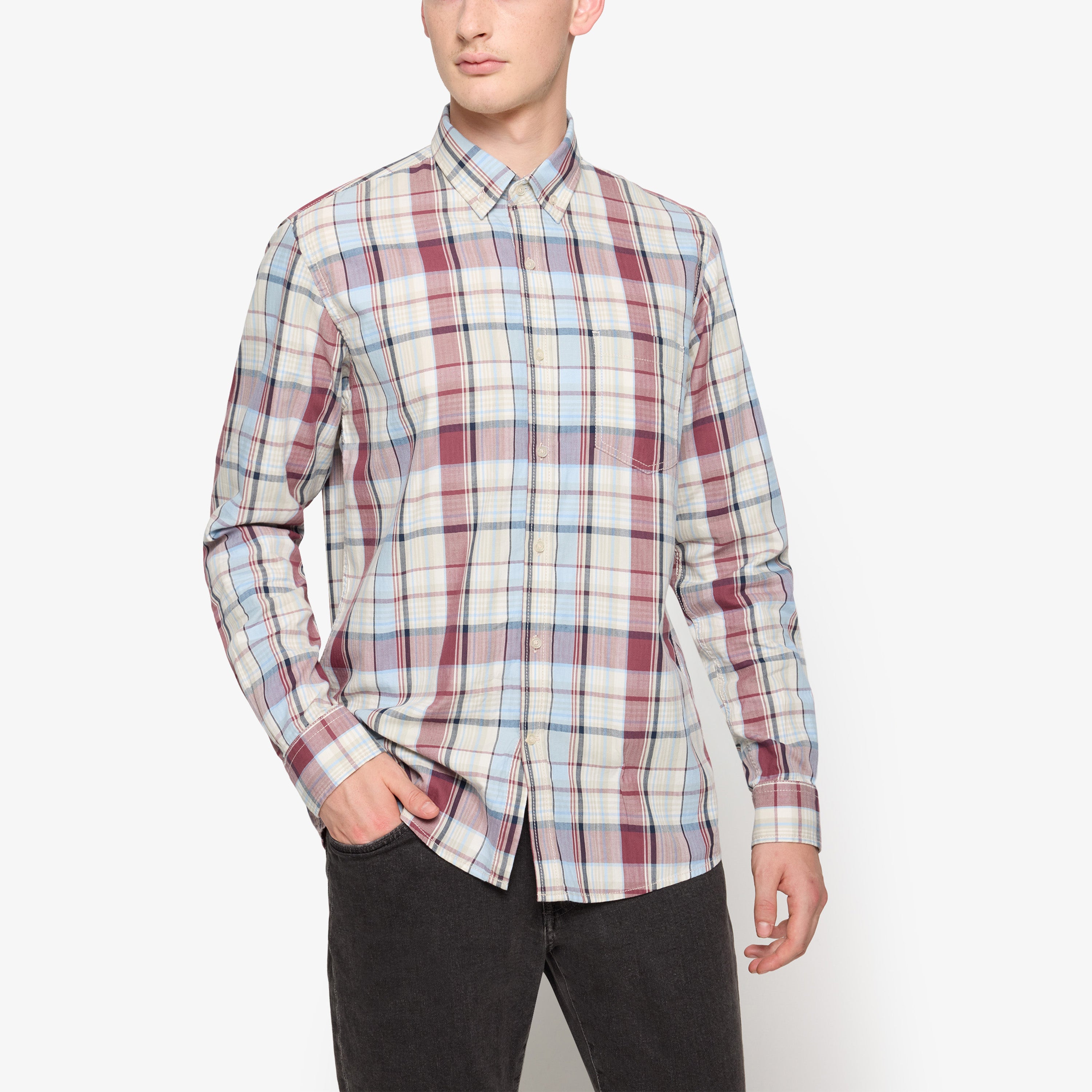 peter check l/s shirt