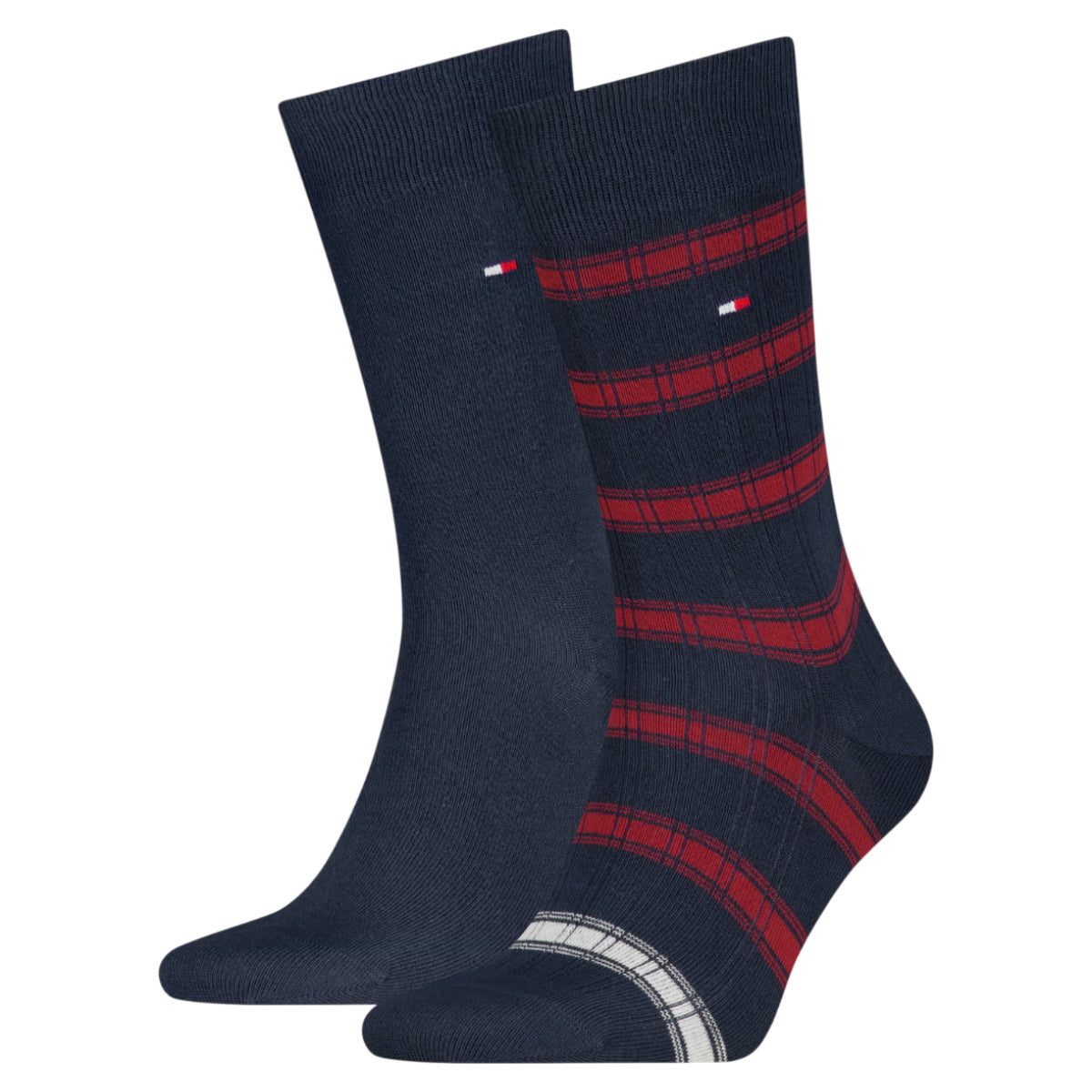 Th men sock 2p rib stripe