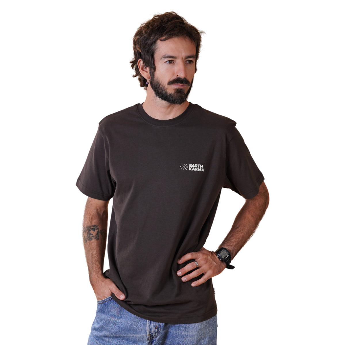 Earth karma brushed t-shirt