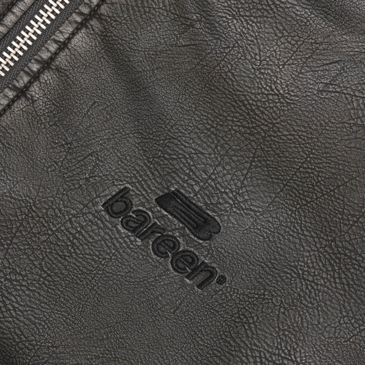 Faux læder bomber jakke