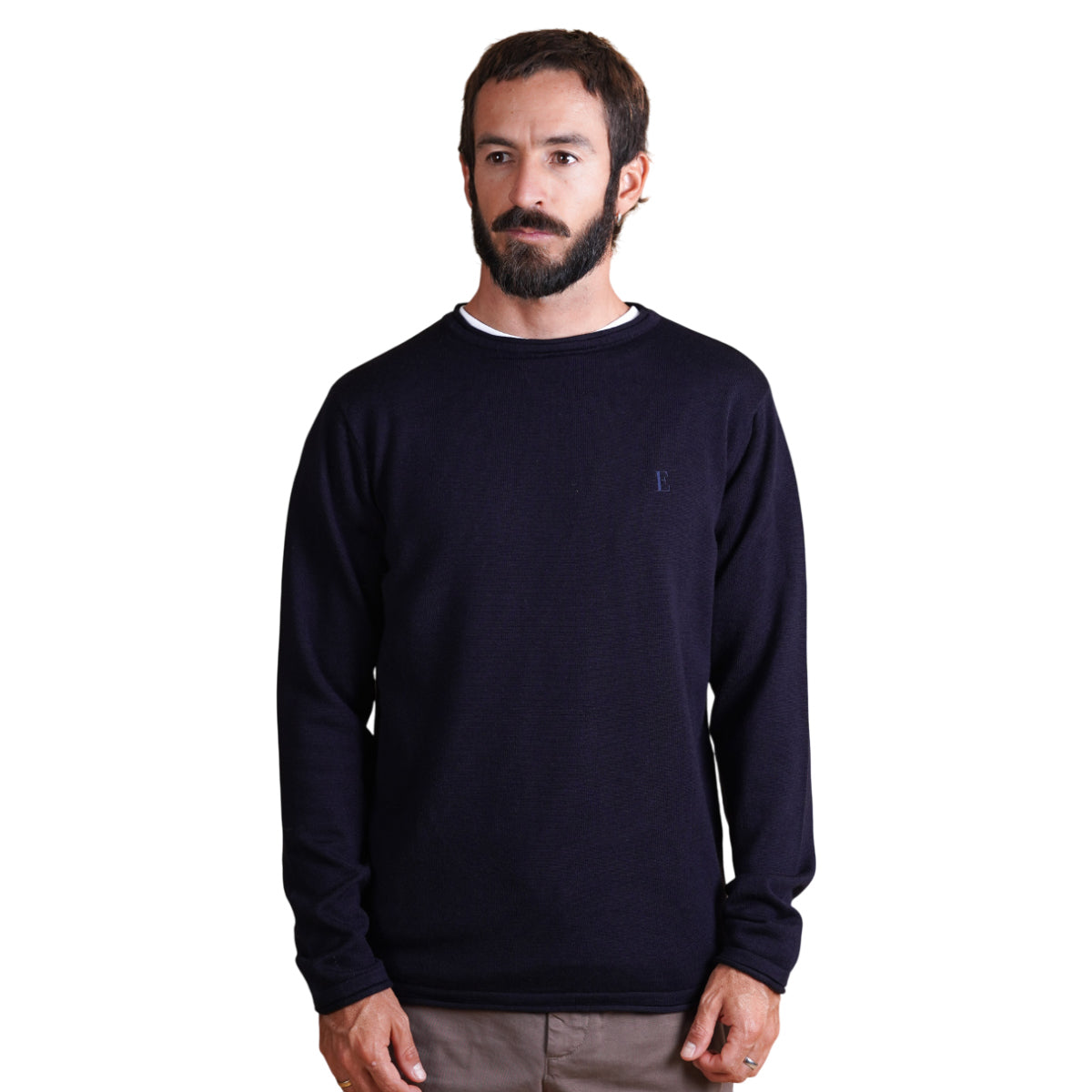 Hybrid men`s double knit