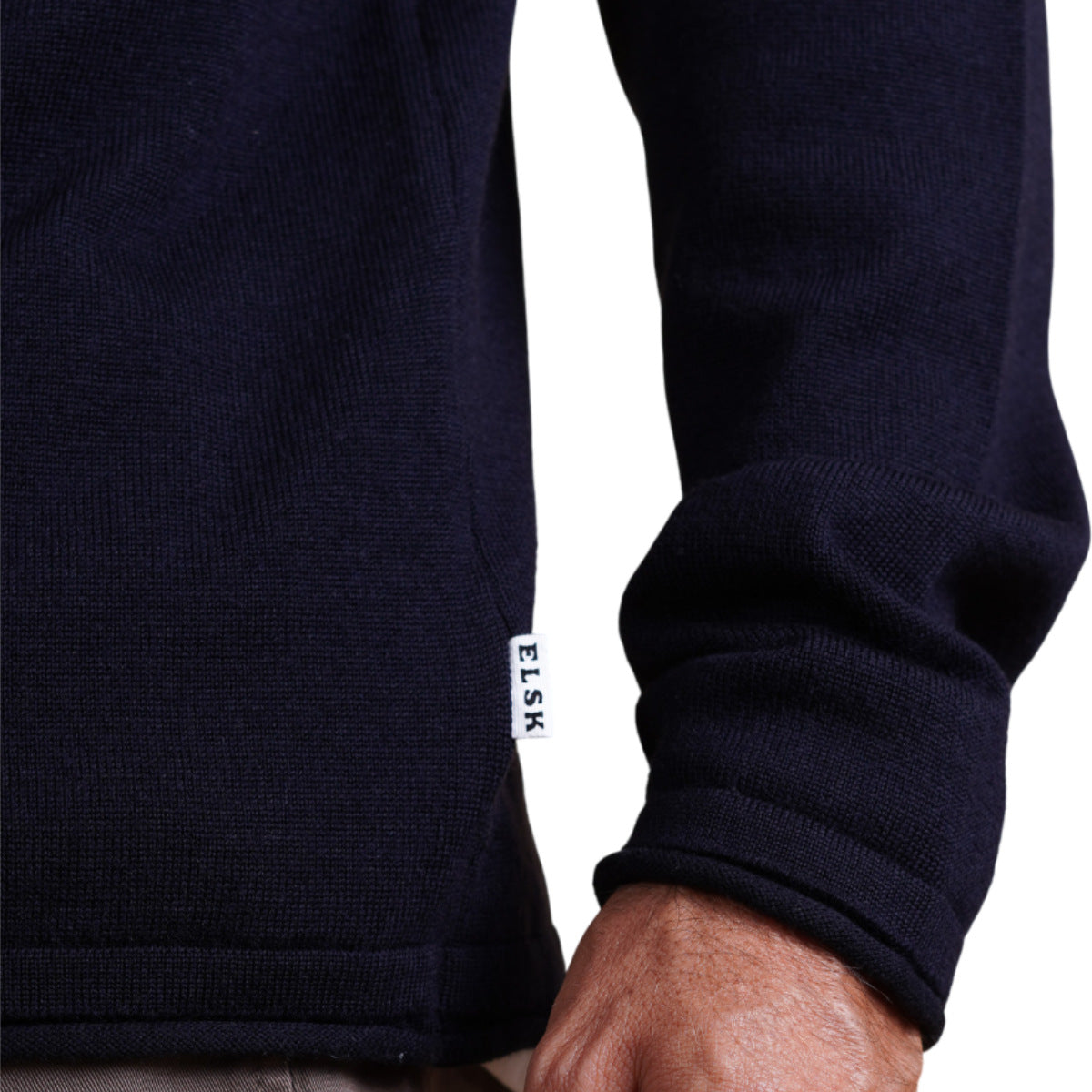 Hybrid men`s double knit