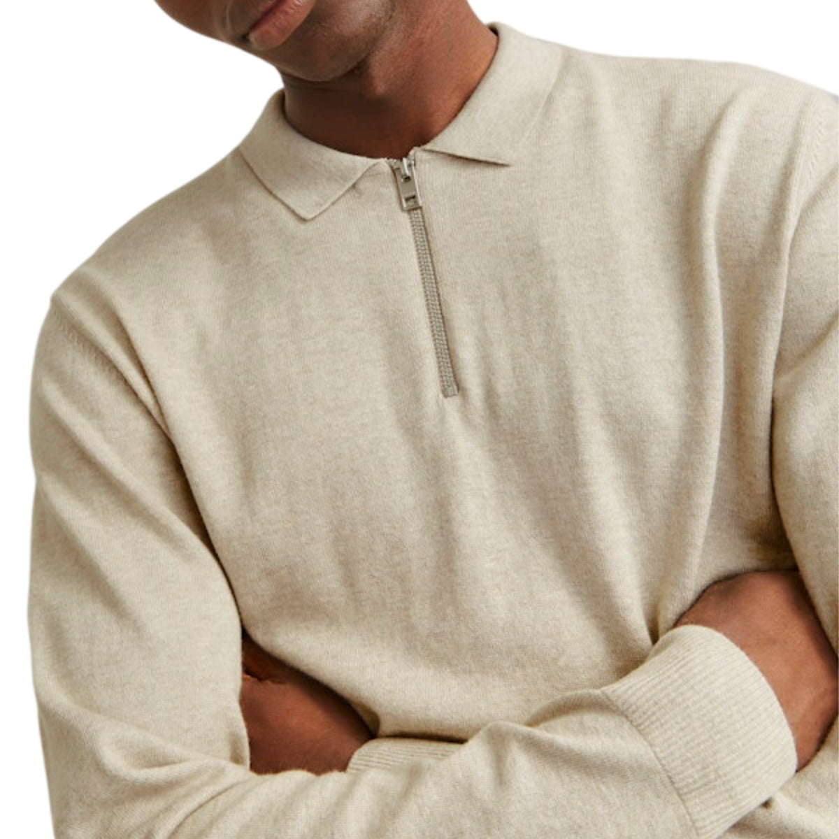 JJEEmil Kint polo half zip