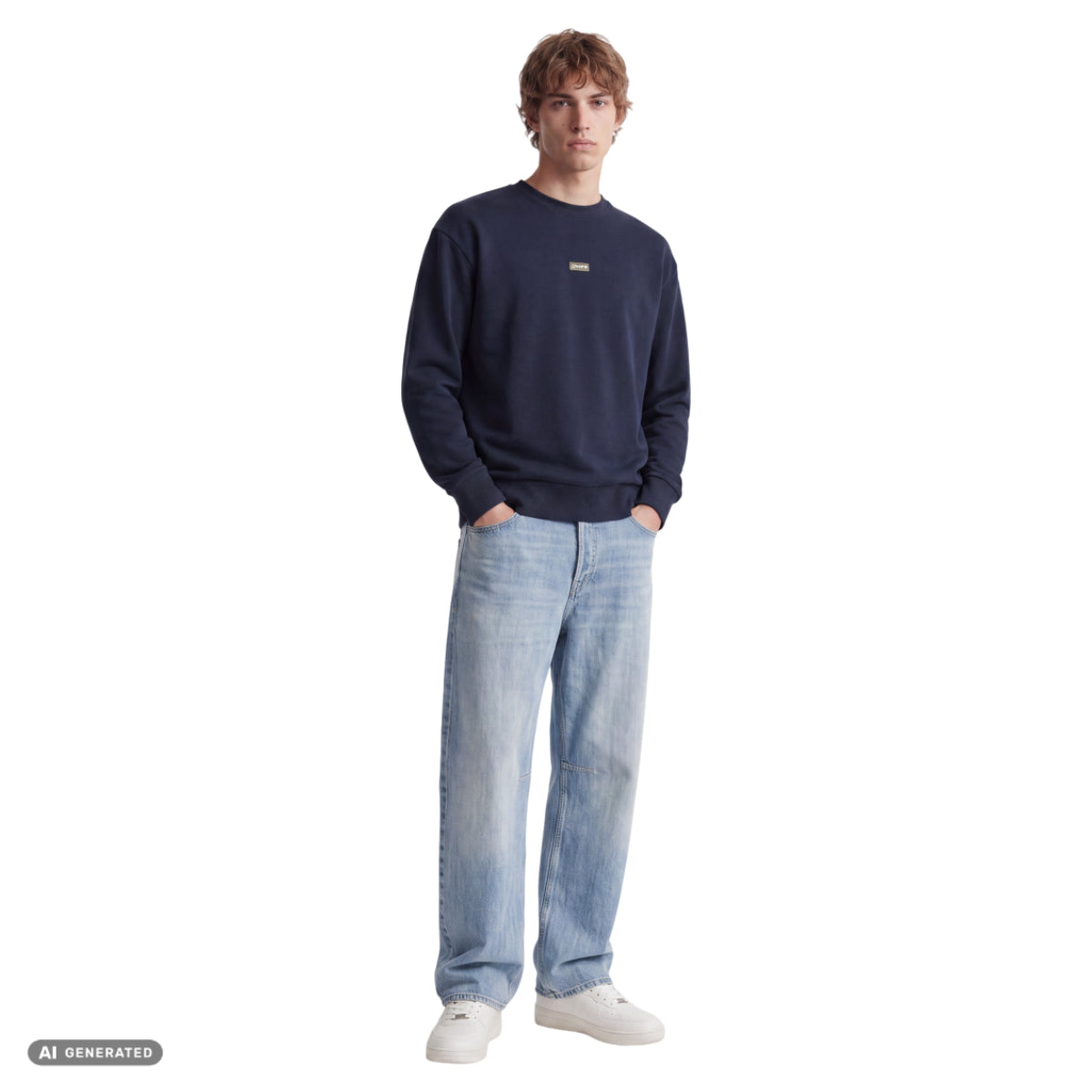 JCOClub badge sweat crew neck
