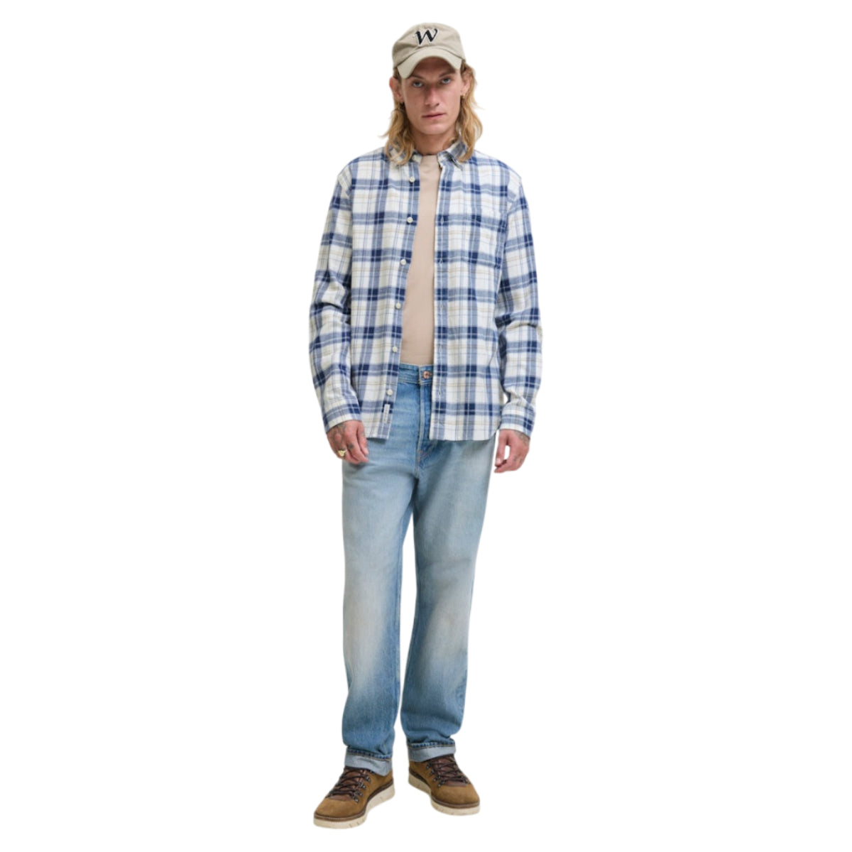 JPRblubrook check L/S Shirt
