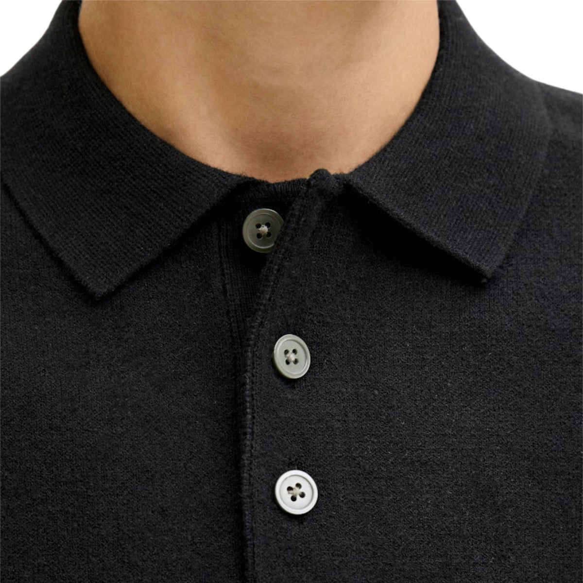 Jprblabradfort knit polo ln