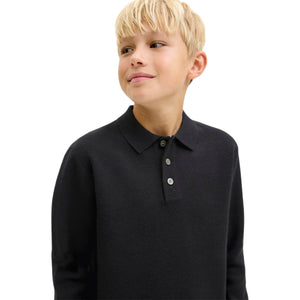 Jprblabradfort knit polo ln