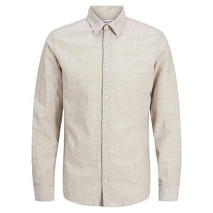 Jjebreeze linen blend shirt ls