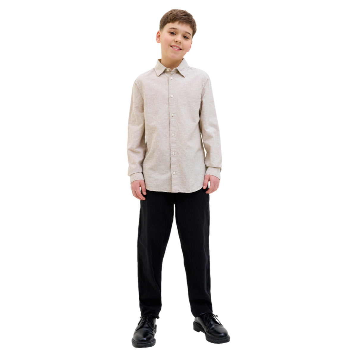 Jjebreeze linen blend shirt ls