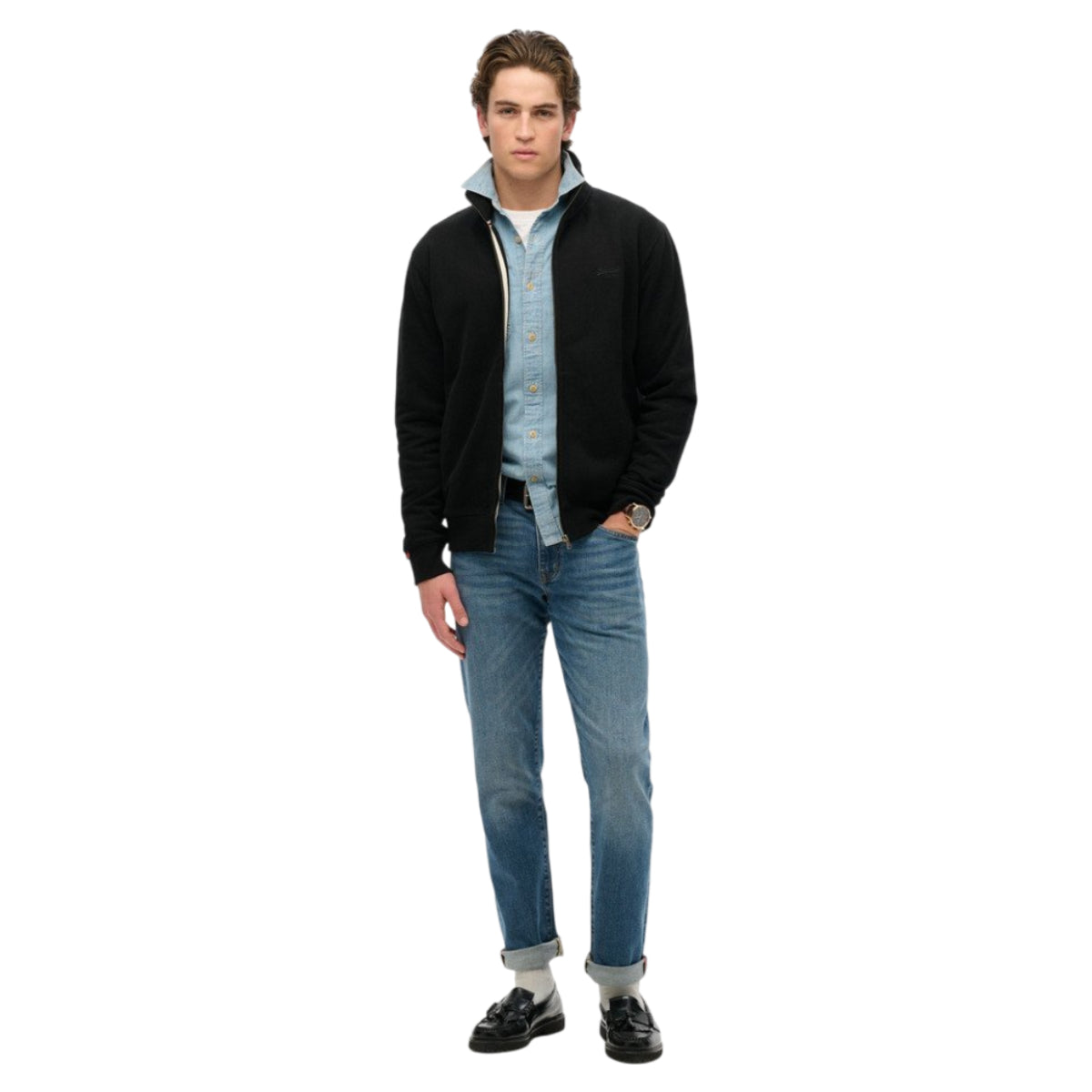 Essential Logo Zip Track Top