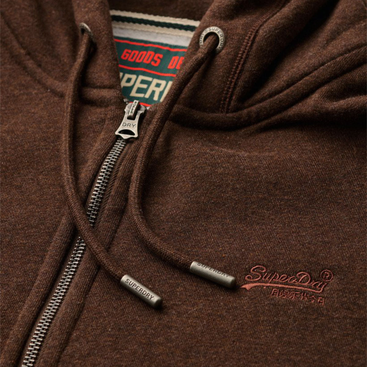 Essential logo zip hoodie