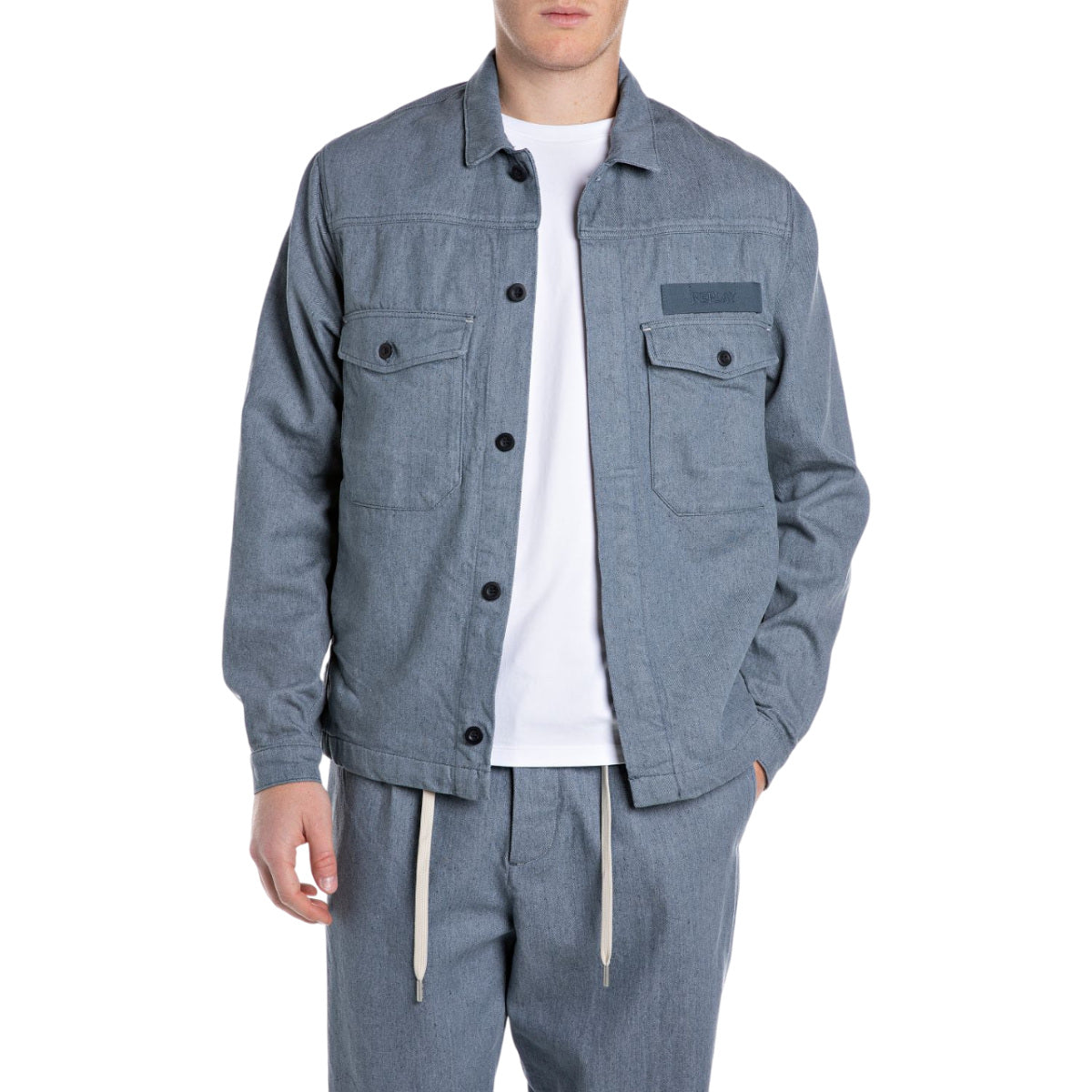 denim overshirt