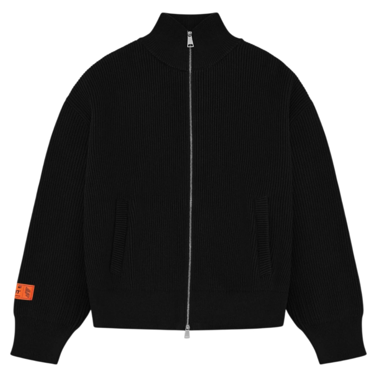 Oversized full zip knit