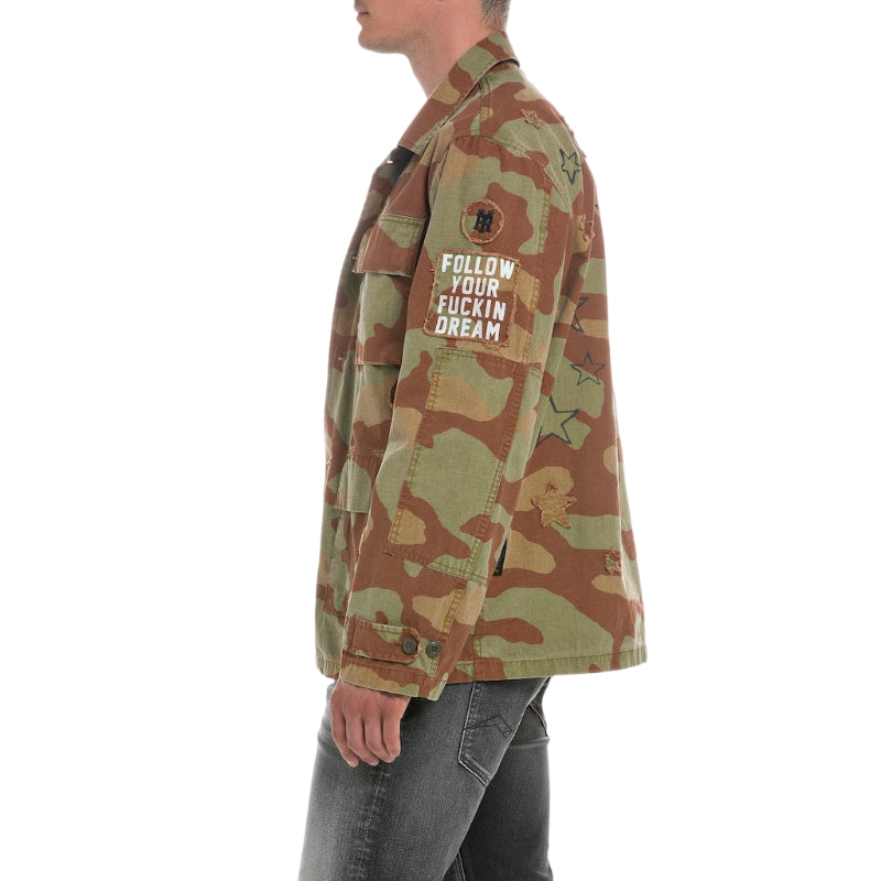 Replay overshirt camo