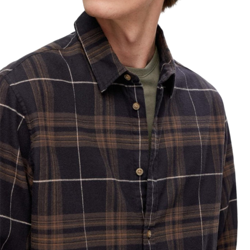 Mowen brushed shirt